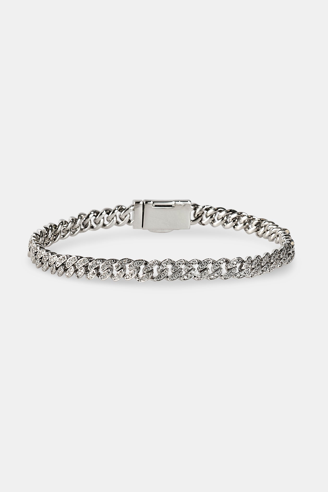 6 mm kubanisches Armband mit Eis